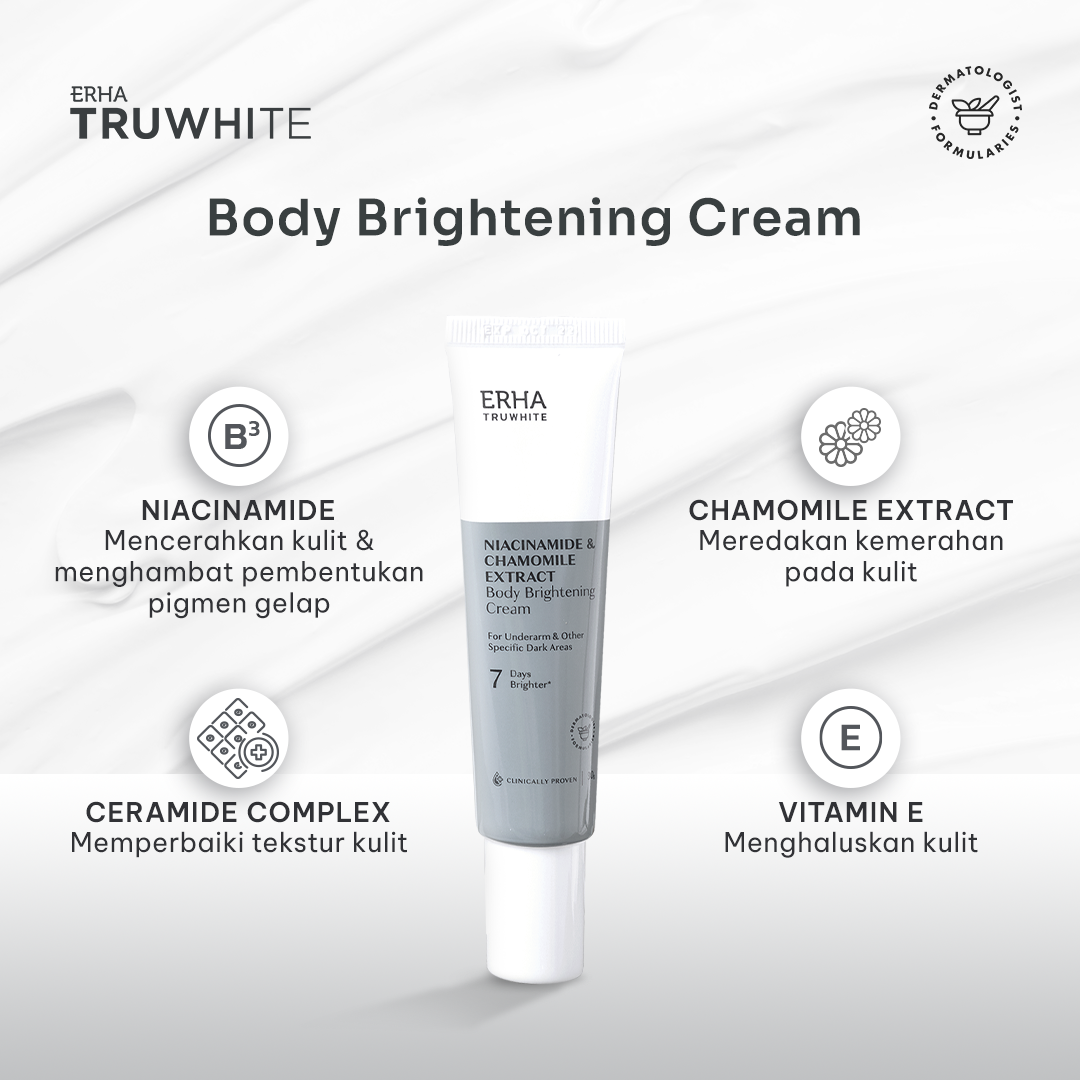 Niacinamide & Chamomile Extract Body Brightening Cream