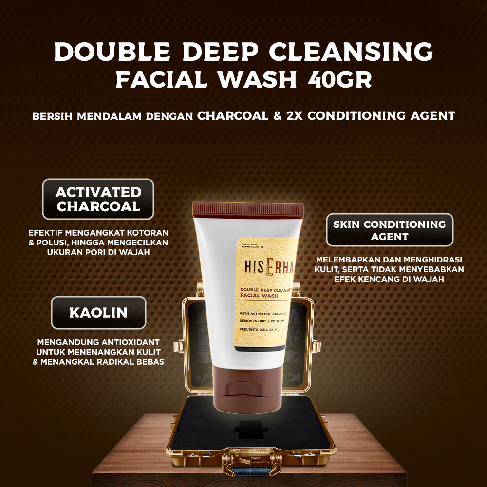 Double Deep Cleansing Facial Wash (BIG & MINI)