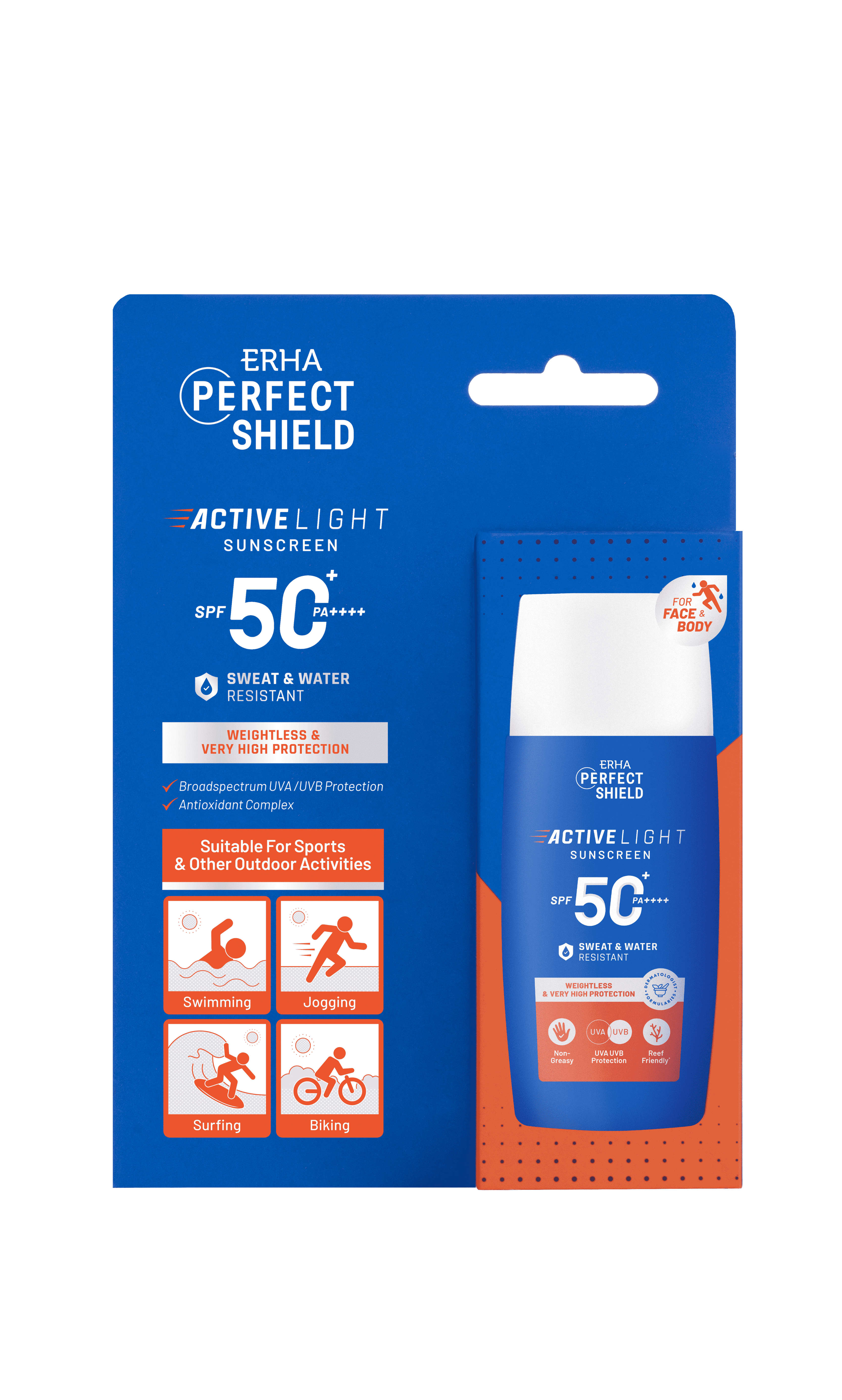 ERHA Perfect Shield Active Light Sunscreen SPF 50+ PA++++